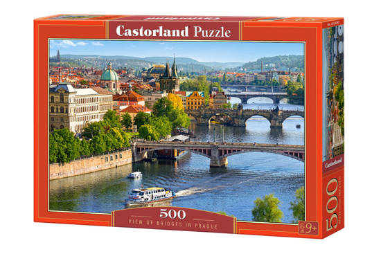 Puzzle 500 el. View of Bridges in Prague