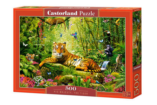 Puzzle 500-elementów His Majesty the Tiger
