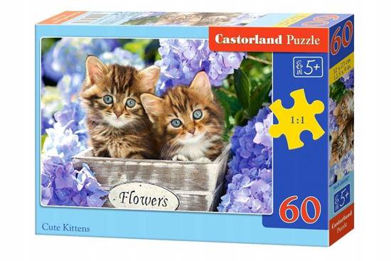 Puzzle 60 el. Cute Kittens 