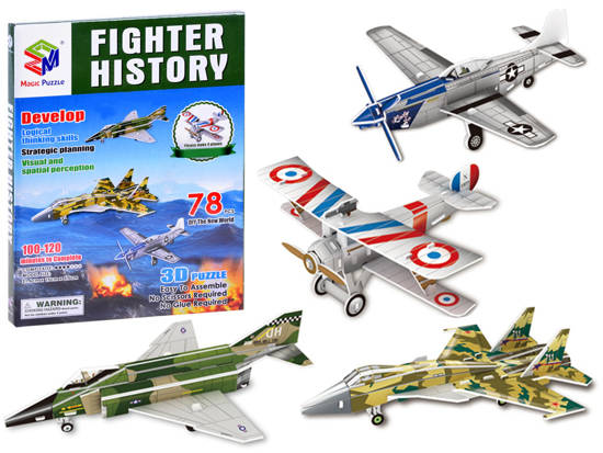 Puzzle 78-elementy 3D Historia Myśliwców ZA3799