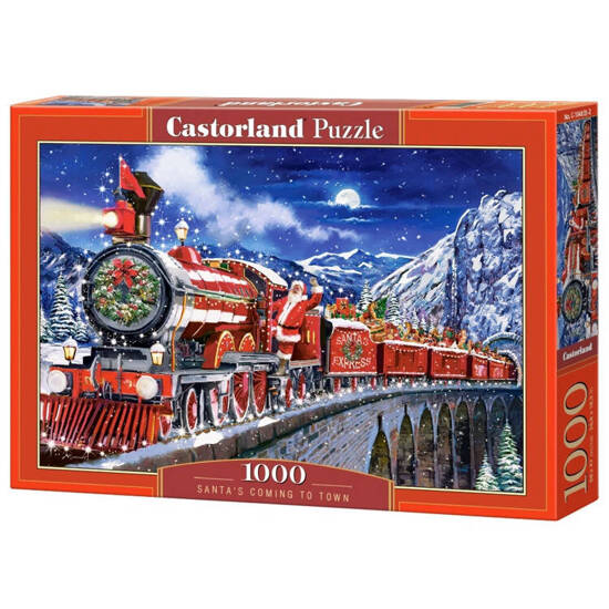 Puzzle świąteczne 1000-elementów Santa's Coming to Town 