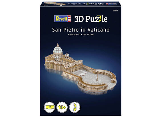 Revell puzzle przestrzenne 3D Bazylika św Piotra Watykan 68 ele68 ZA5435