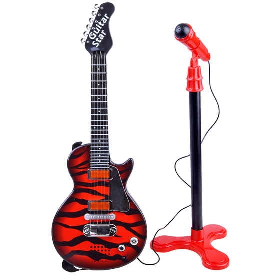 Rockowa Gitara z mikrofonem dla dziecka IN0105