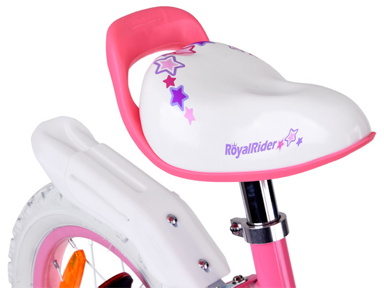 RoyalBaby Rower dziecęcy STAR GIRL 14" koszyk kółka boczne pchacz RB14G-1