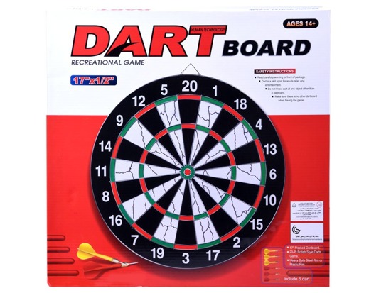 Tablica do gry Gra Rzutki Dart Board 17" GR0326