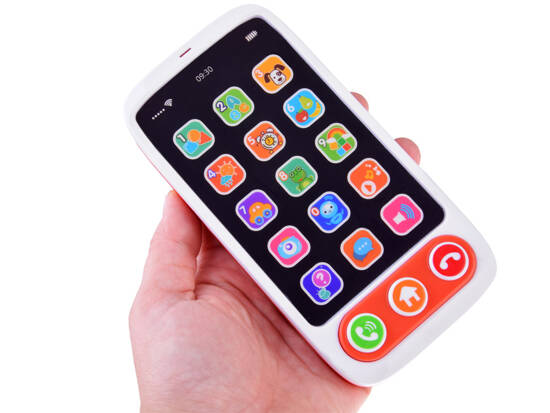 Telefon smartfon dotykowy interaktywny dla malucha światła melodie ZA4660