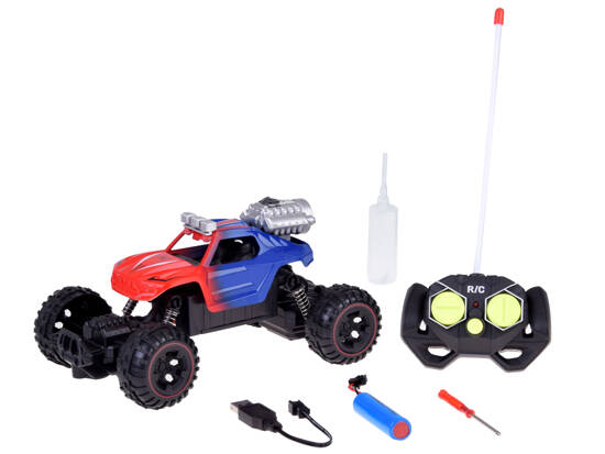 Terenowe auto zdalnie sterowane OFF-ROAD na pilota w skali 1:18 RC0676 CZ