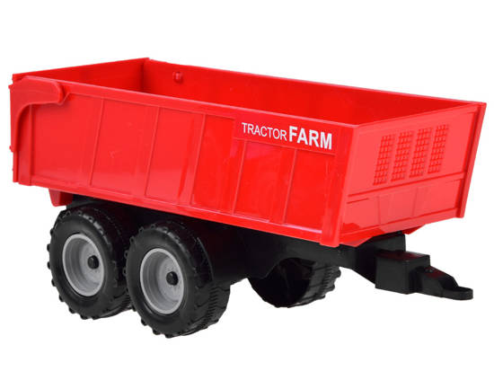 Traktor z przyczepą maszyna farmera rolnika ZA4345