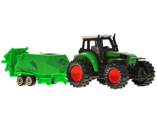 Traktorek ciągnik z przyczepą zabawka ZA1750