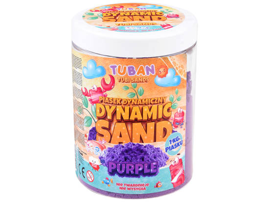 Tuban piasek dynamiczny 1kg fioletowy ZA4183