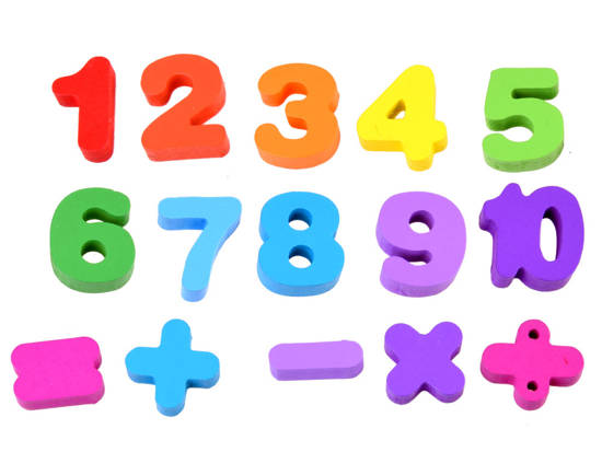 Układanka drewniana nauka liczby alfabet ZA4447
