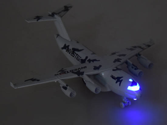 Wojskowy Samolot transportowy napęd dźwięk ZA4325 SZ