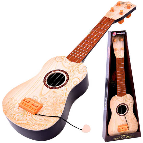 Zabawka Gitara metalowe struny + piórko IN0095