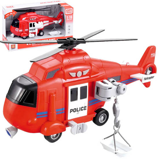 Zabawka Helikopter z dźwiękiem jeździ ZA2432
