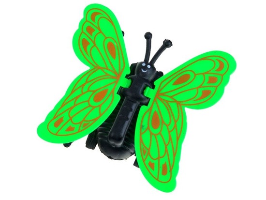 Zabawka MOTYL plastikowy motylek na kółkach ZA2061