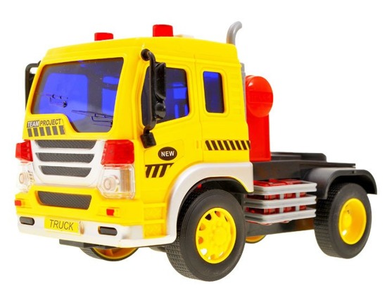 Zabawka auto Ciężarówka z lawetą + koparka ZA1986