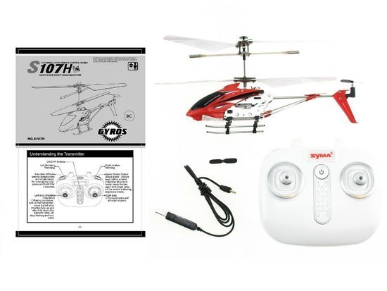 Zdalnie sterowany Metalowy Helikopter Syma S107H Stabilizacja Gyro RC0544