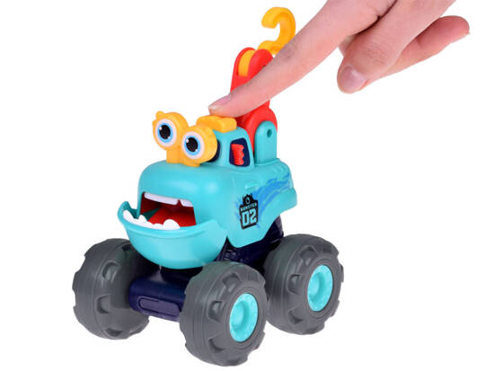 Zestaw Autko Monster Truck zestaw 3 zabawne auta dla dzieci ZA5070