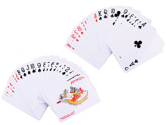 Zestaw Gra karciana 2w1 Poker i BlackJack Żetony + karty + plansza GR0706