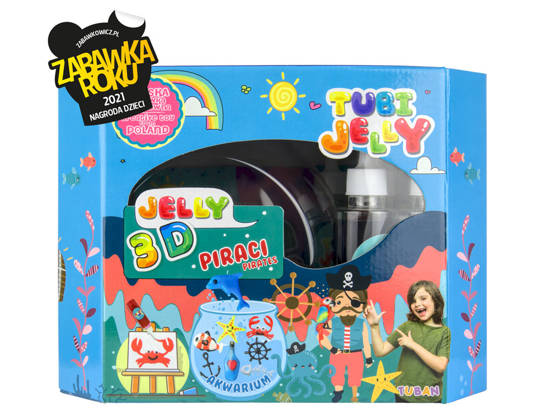 Zestaw Tubi Jelly Piraci 3D Duże akwarium ZA4512