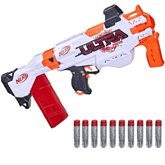 Zestaw Wielki Pistolet automat Nerf Ultra Focus + naboje styropian ZA5182 