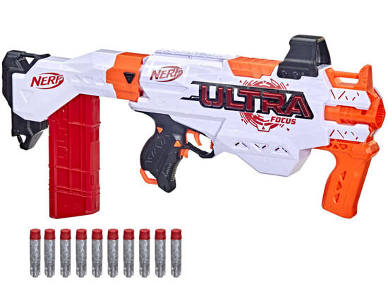 Zestaw Wielki Pistolet automat Nerf Ultra Focus + naboje styropian ZA5182 