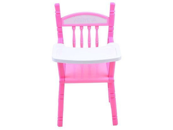 Zestaw krzesełko dla lalki miseczka nocnik ZA3507